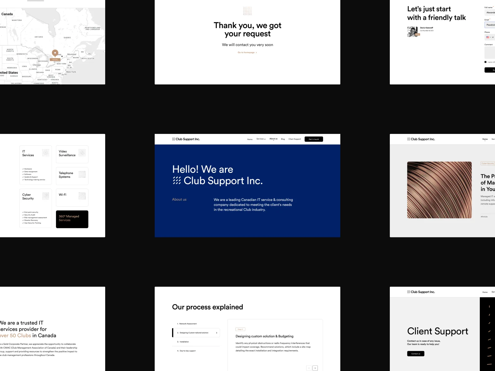 Club Support Inc